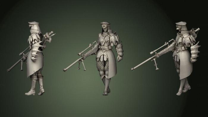 Military figurines (STKW_1235) 3D model for CNC machine